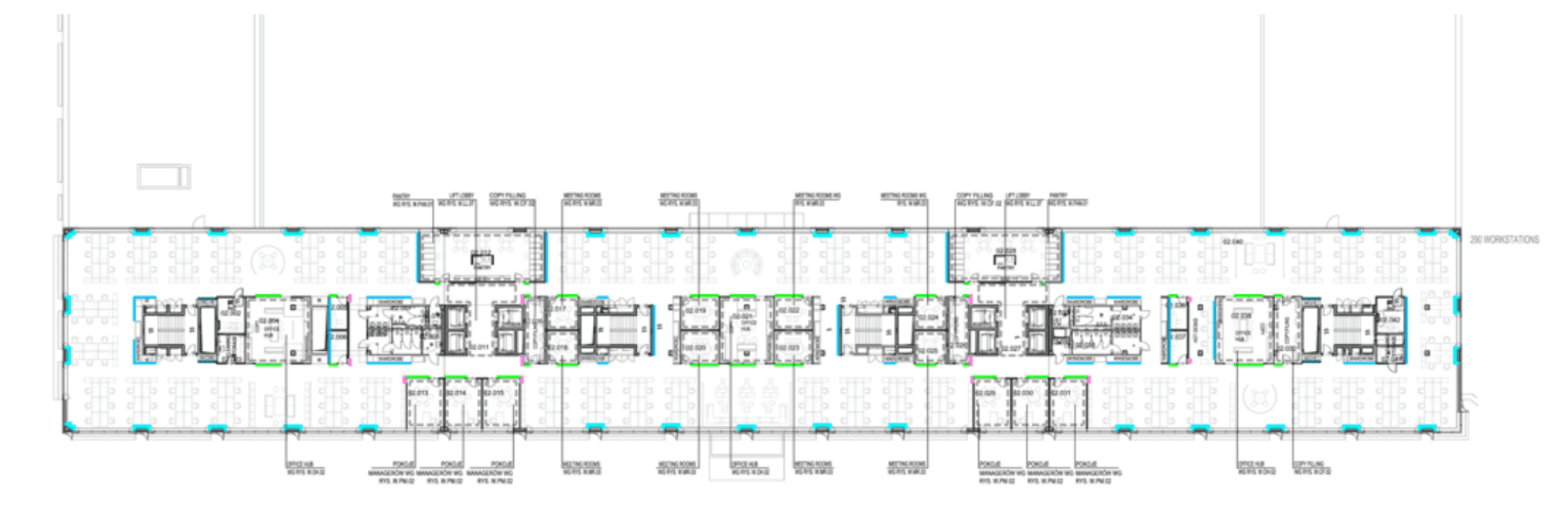 Biuro 2890 m²