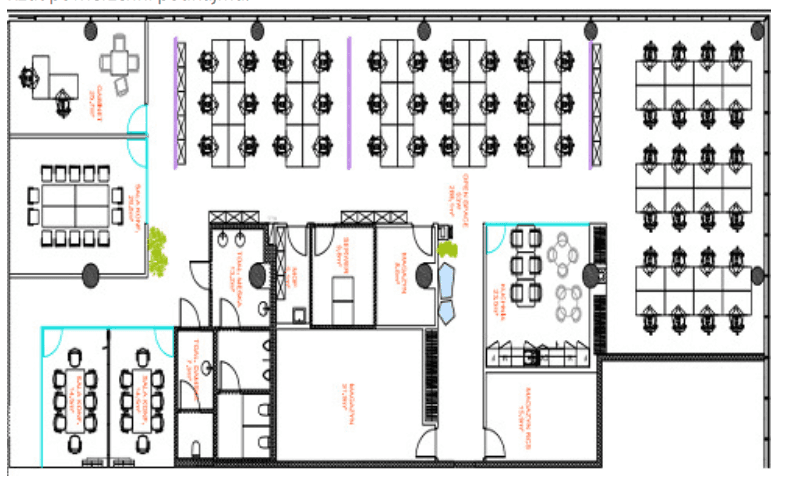 Biuro 590 m²