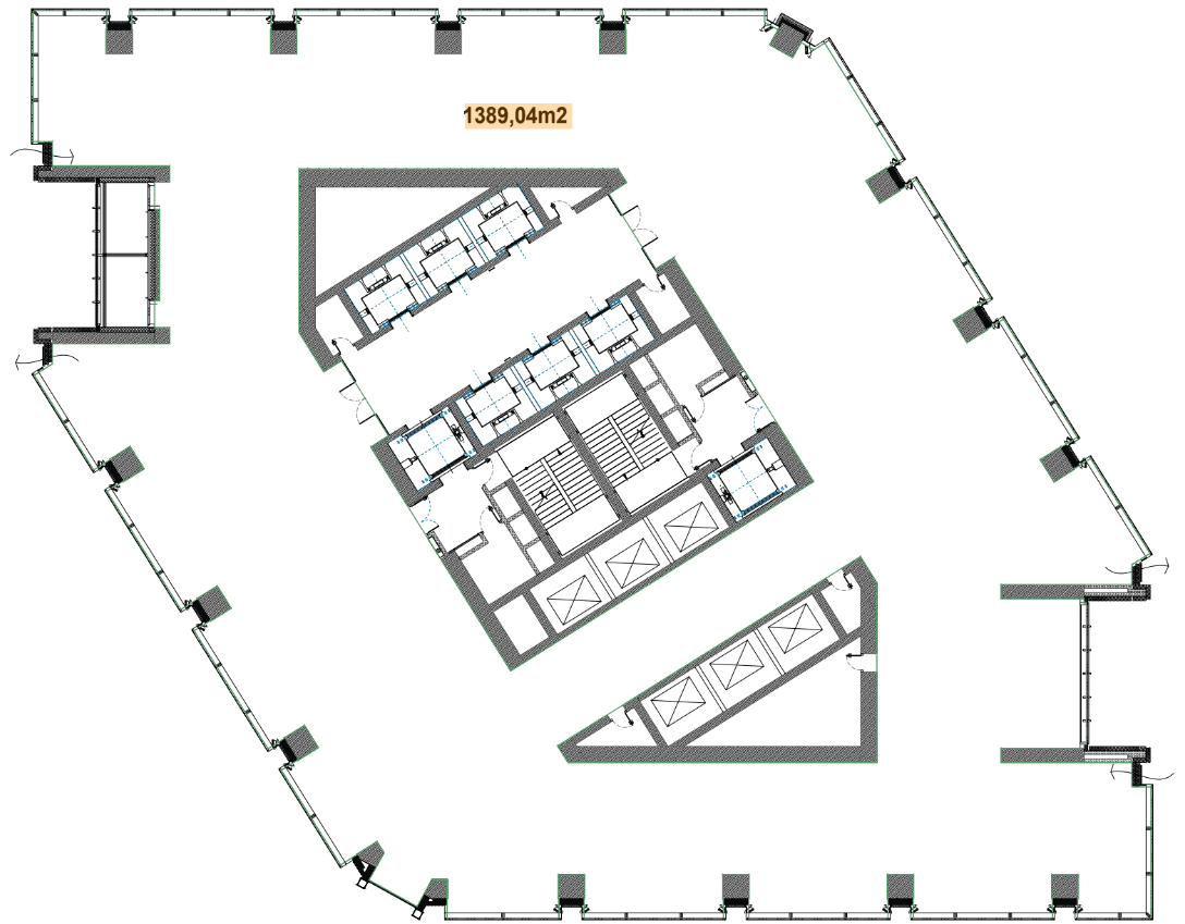 Biuro 1391 m²