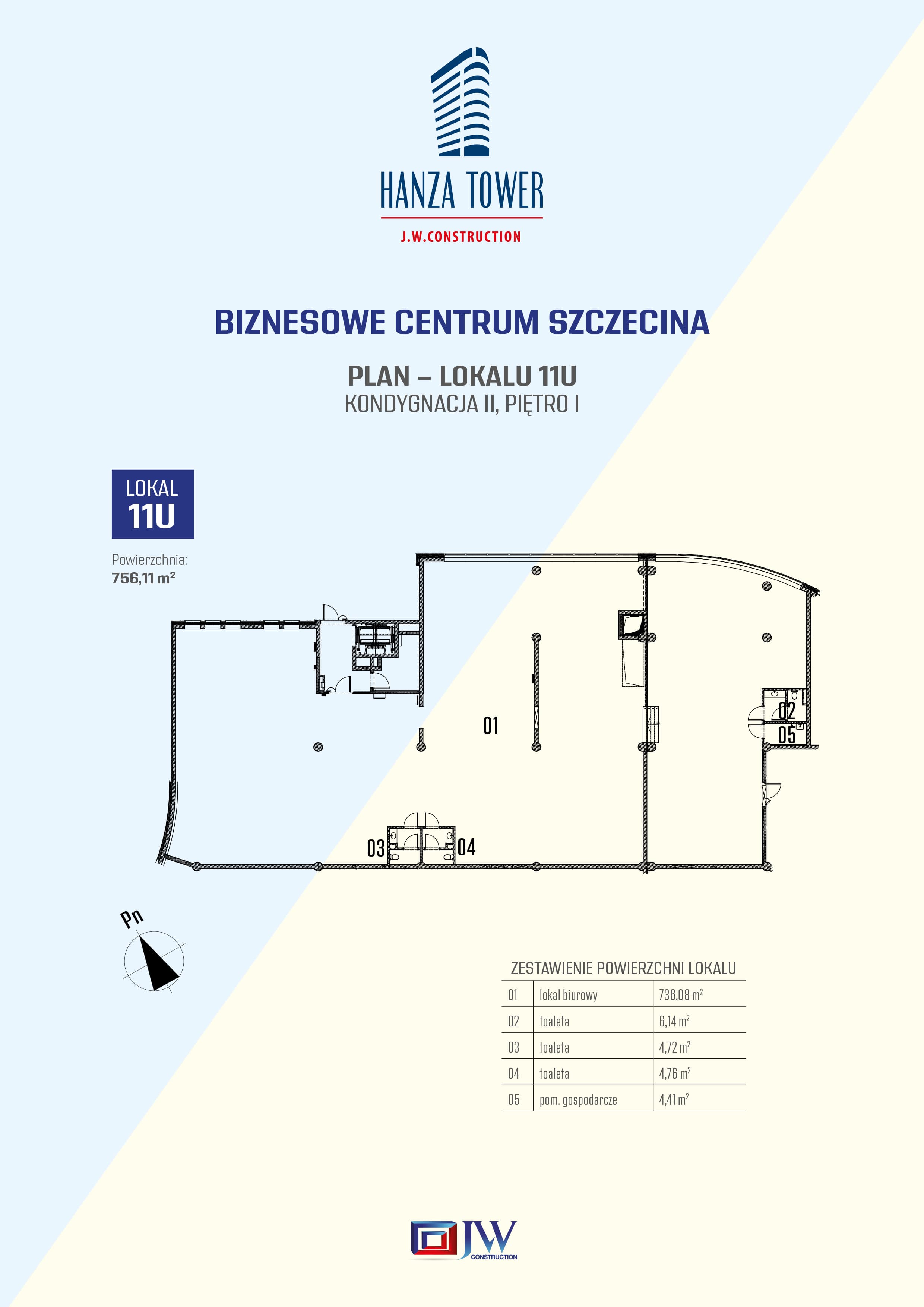 Biuro 756 m²