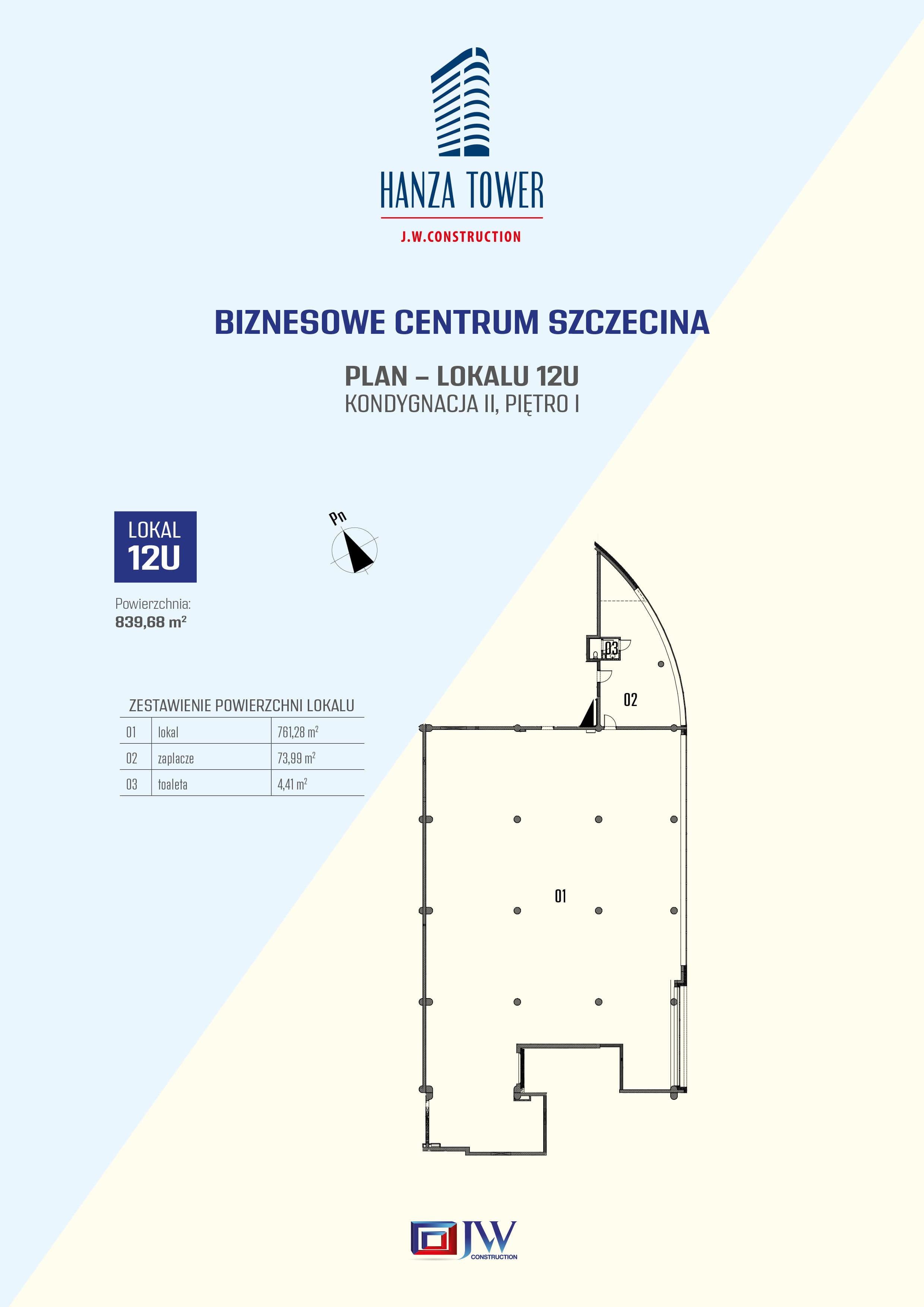 Biuro 839 m²