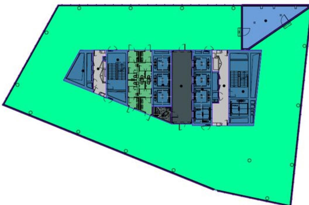 Biuro 1045 m²