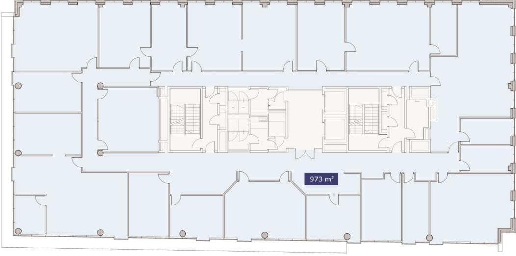 Biuro 972 m²