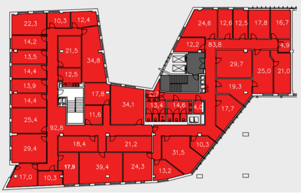 Biuro 491 m²