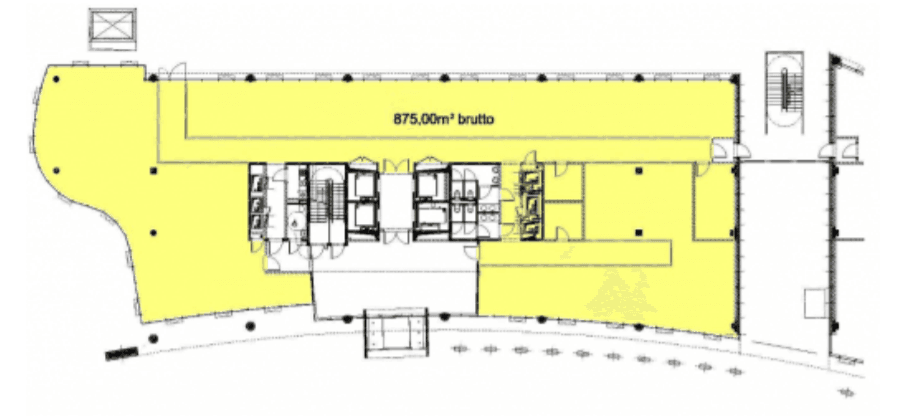 Biuro 841 m²