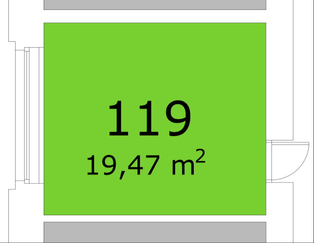 Biuro 19 m²