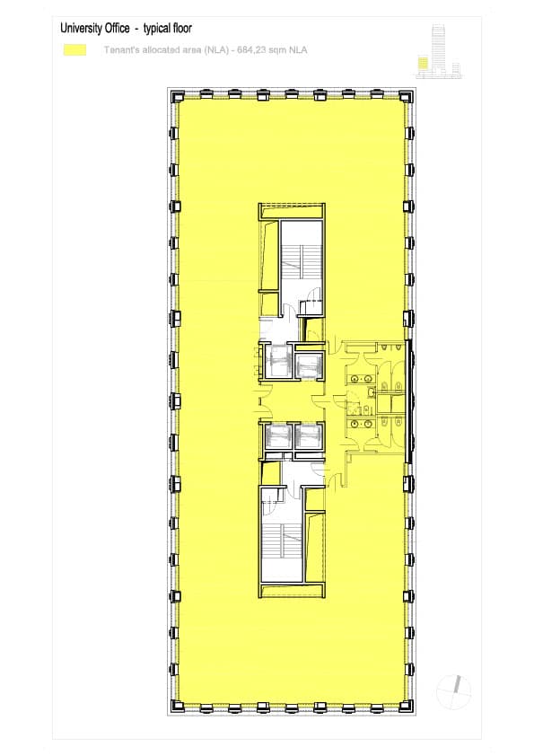 Biuro 701 m²
