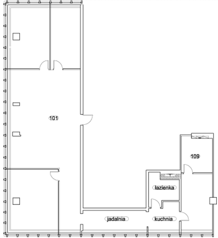 Biuro 150 m²