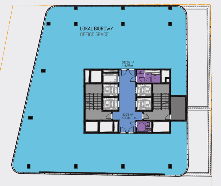 Biuro 267 m²
