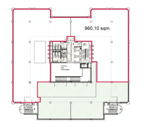 Biuro 959 m²