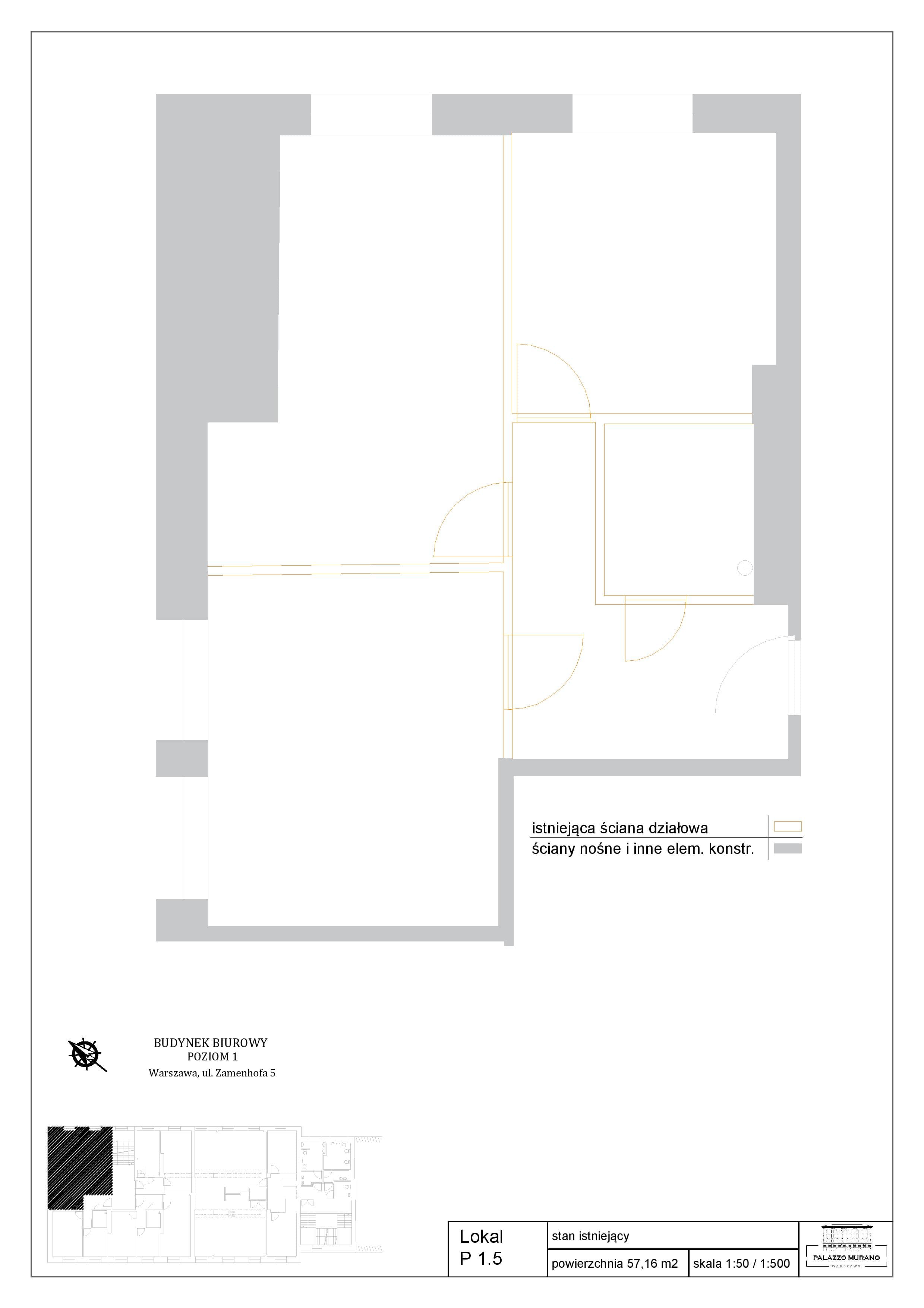 Biuro 57 m²