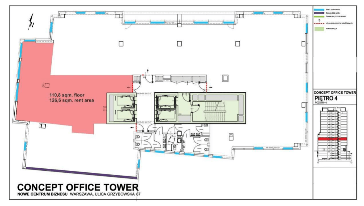 Biuro 111 m²