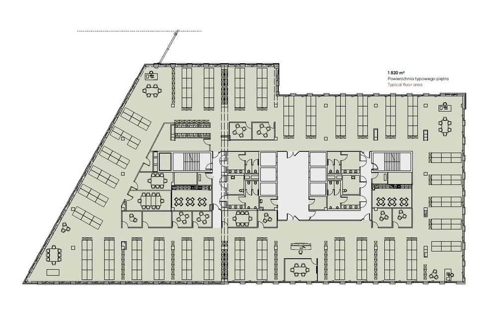 Biuro 1820 m²