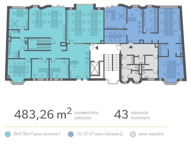 Biuro 383 m²