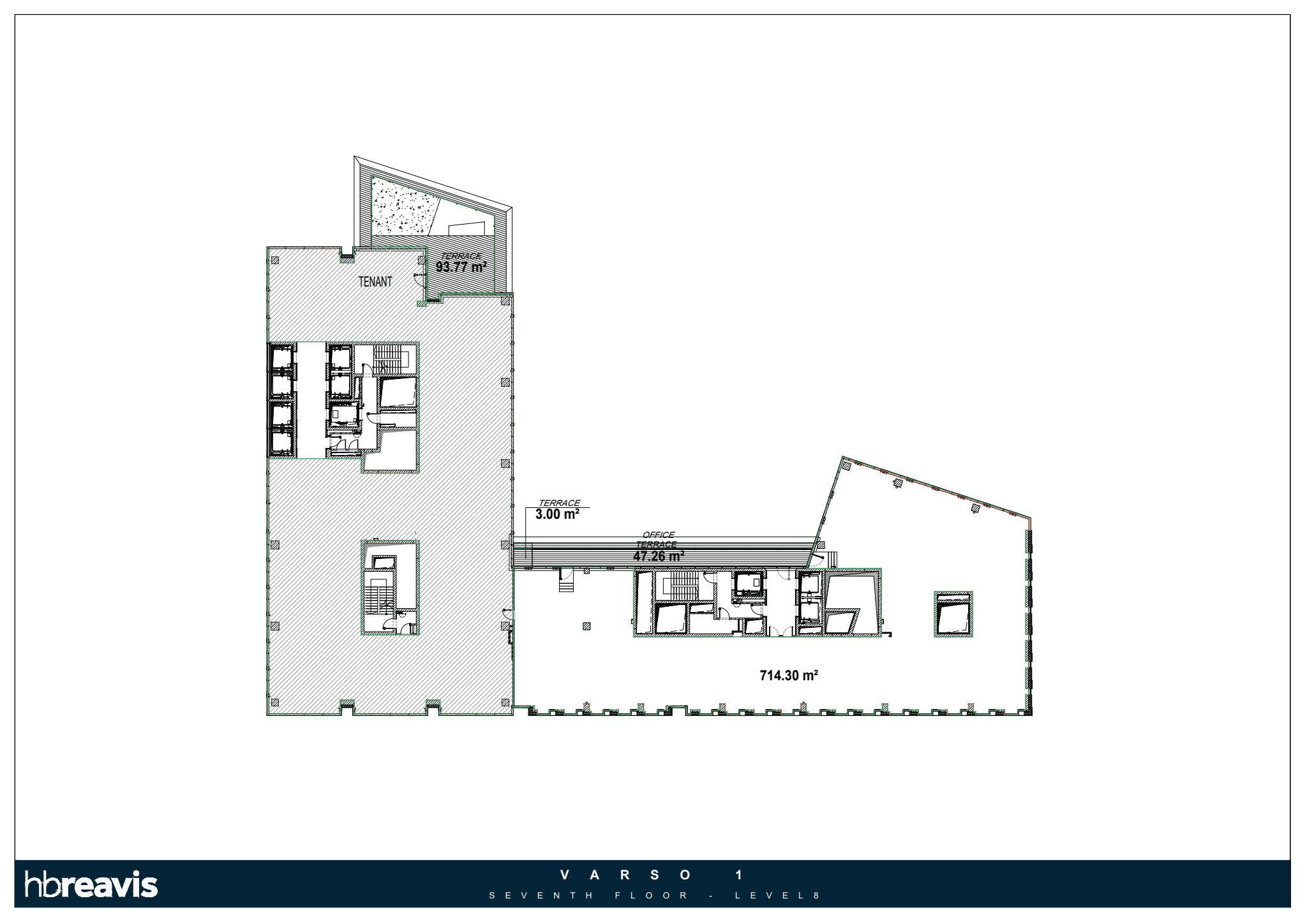 Biuro 714 m²