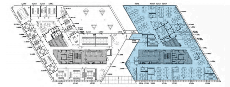 Biuro 1093 m²