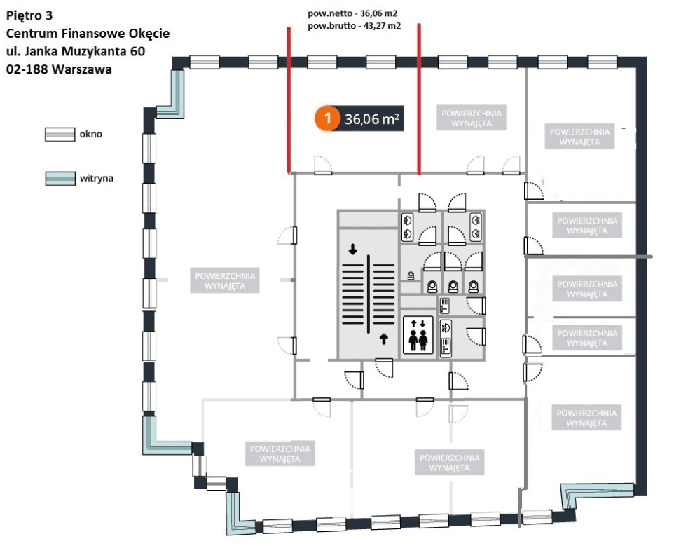 Biuro 36 m²