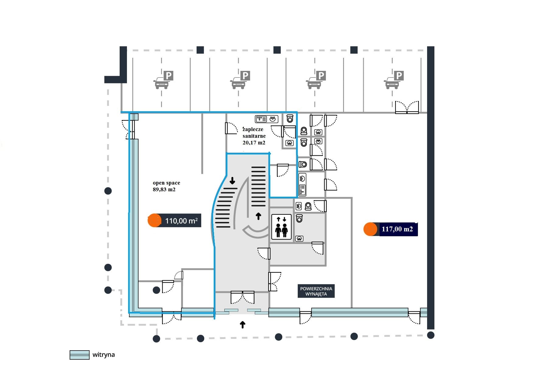 Biuro 117 m²