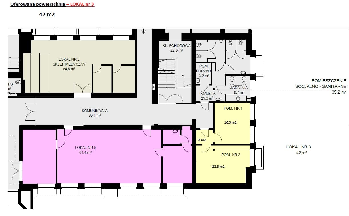 Biuro 42 m²