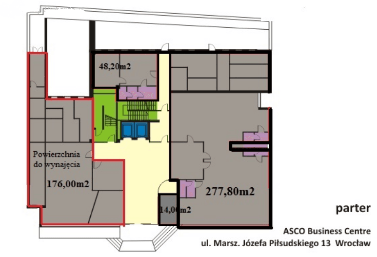Biuro 176 m²