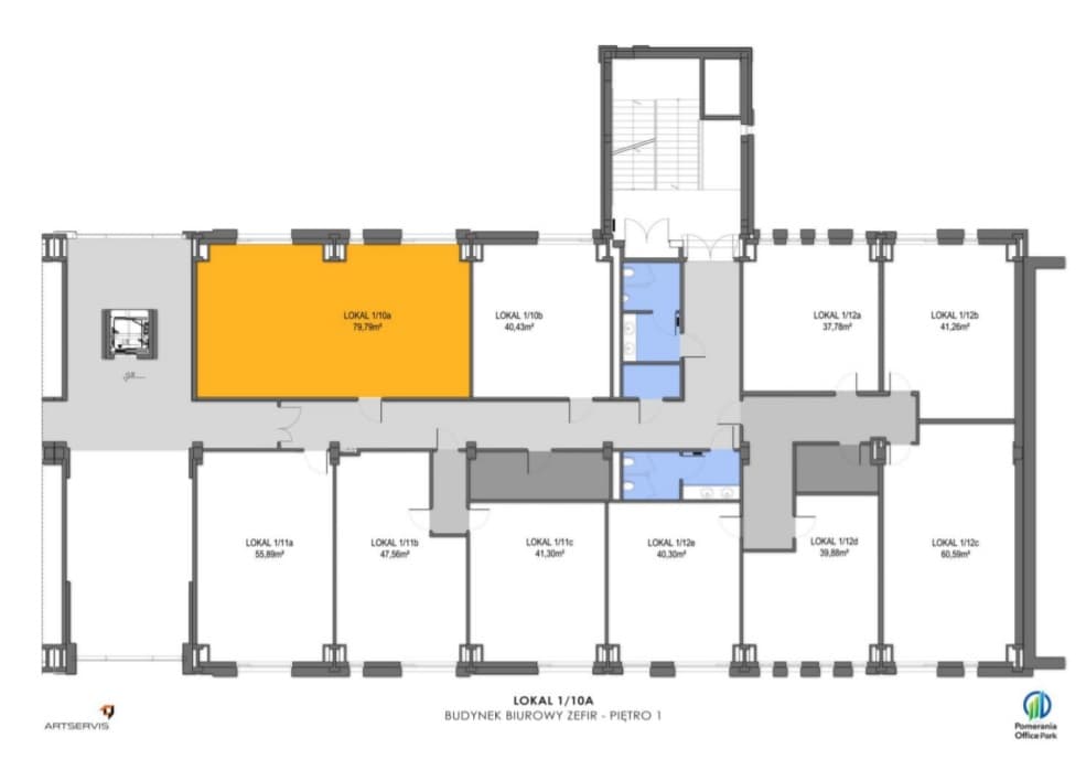 Biuro 80 m²