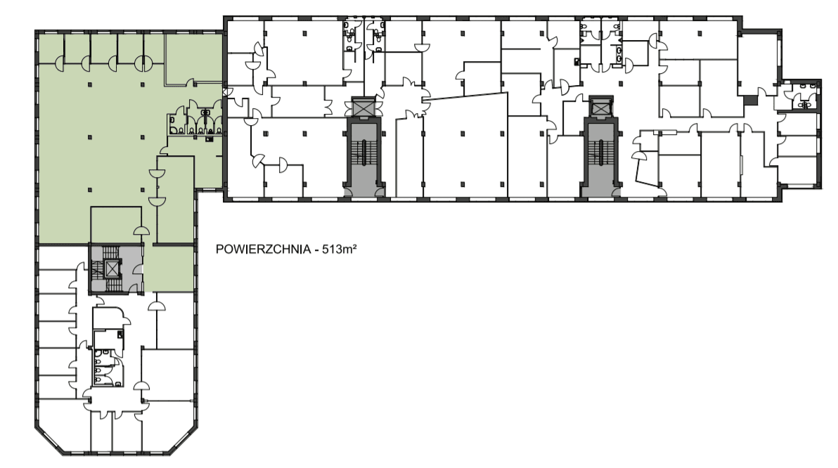 Biuro 513 m²