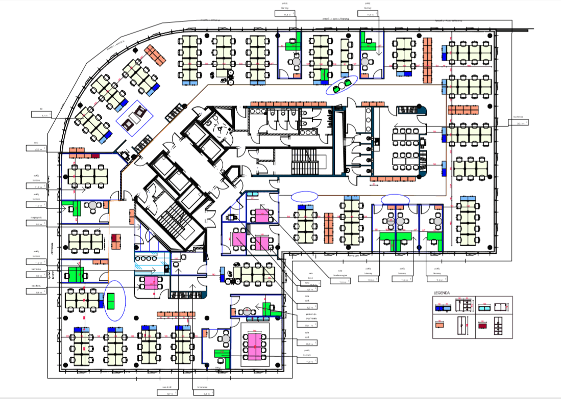 Biuro 1250 m²