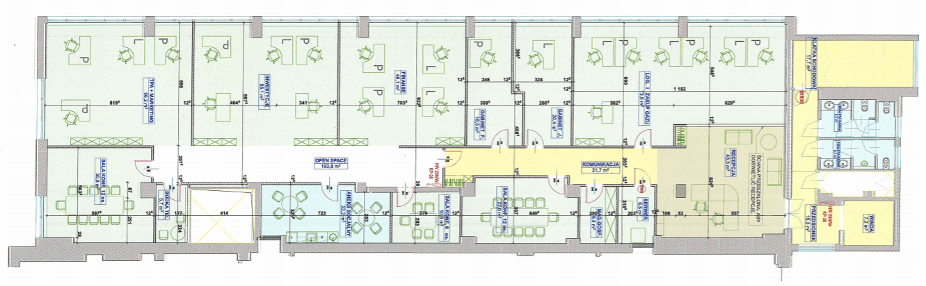 Biuro 530 m²