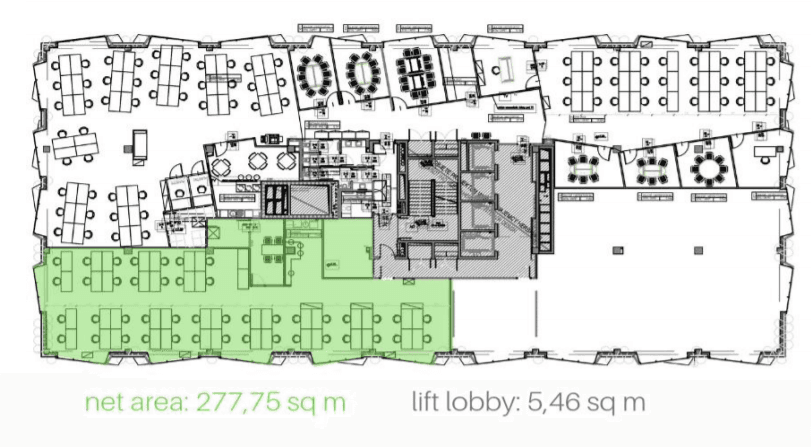 Biuro 278 m²
