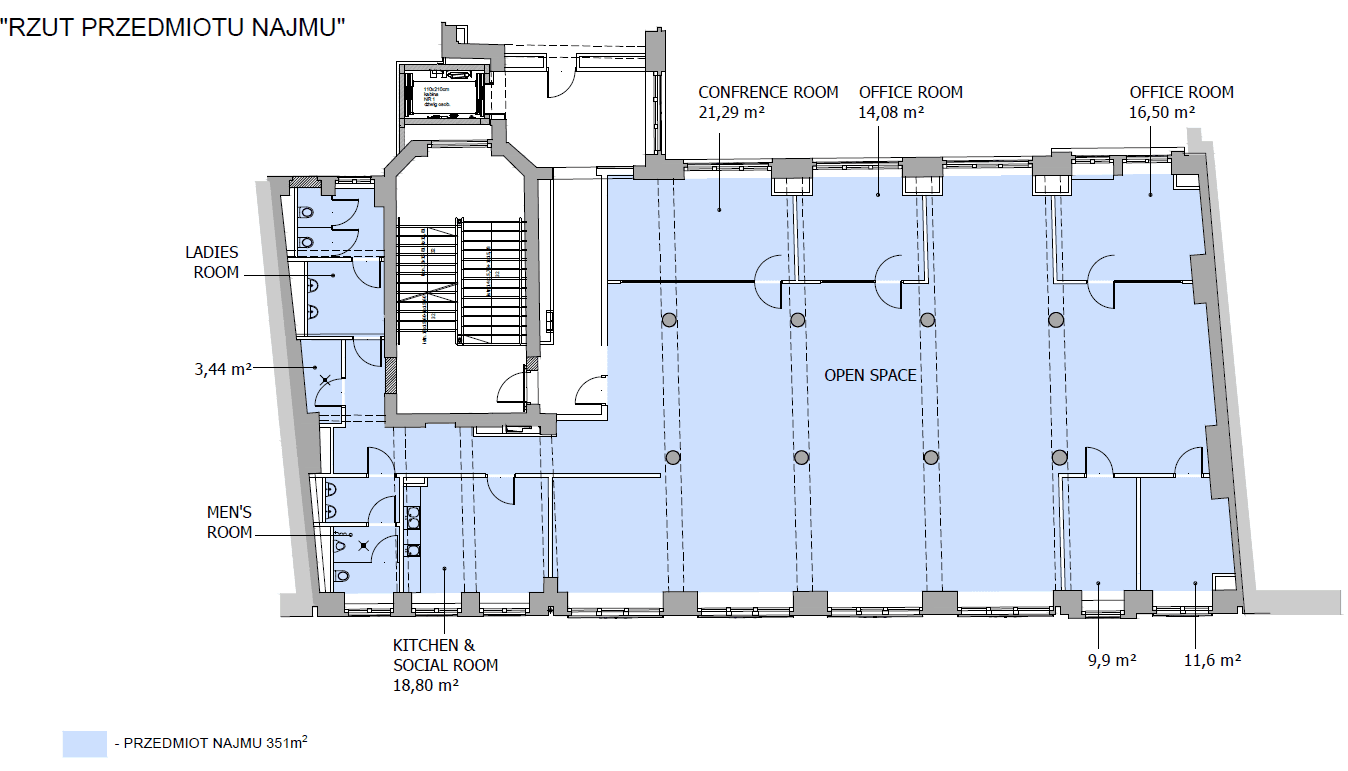 Biuro 351 m²