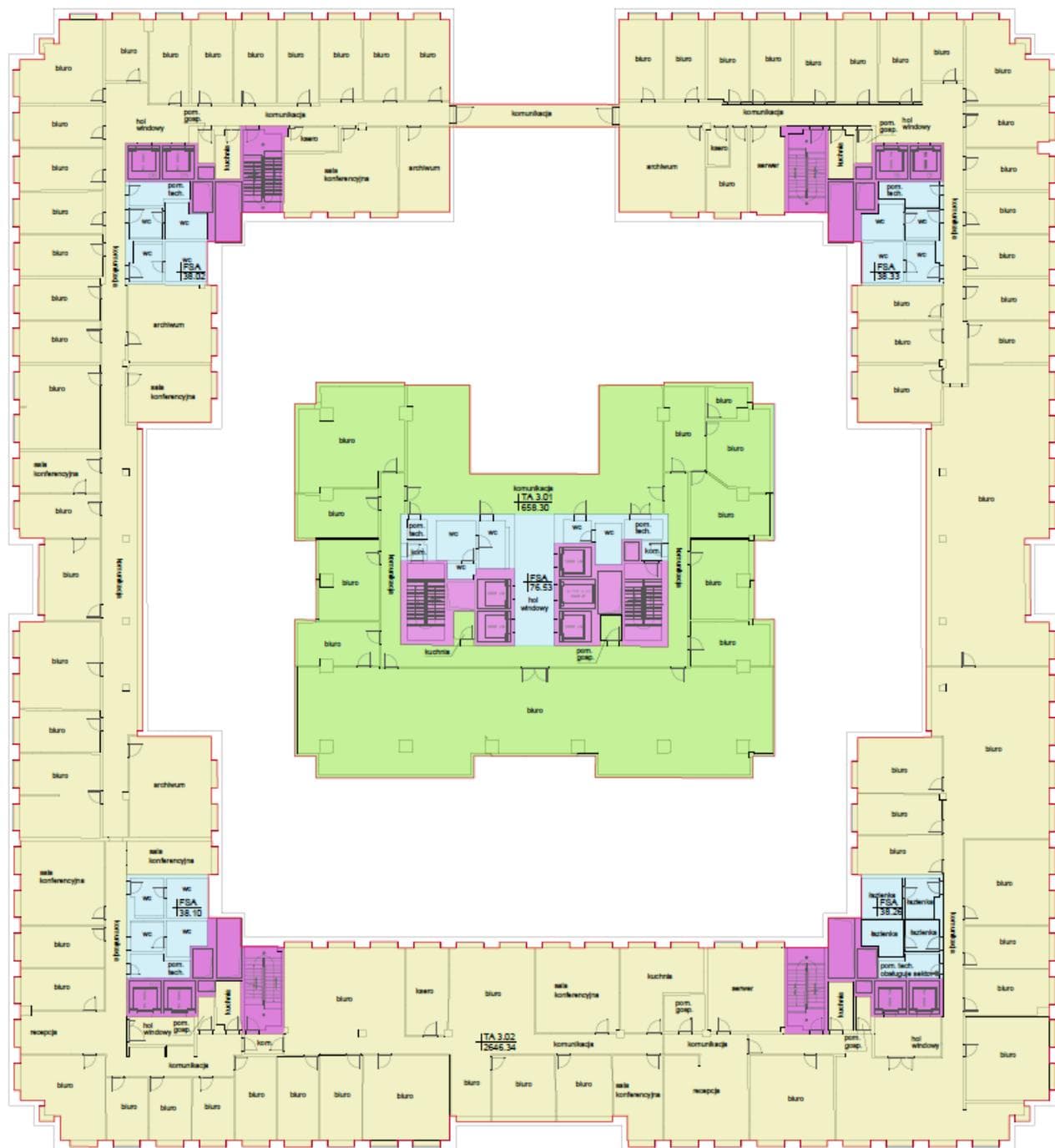 Biuro 1812 m²