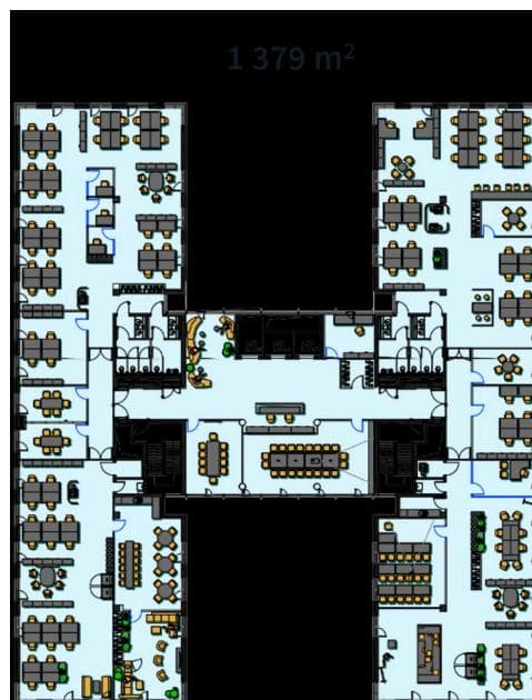 Biuro 1379 m²