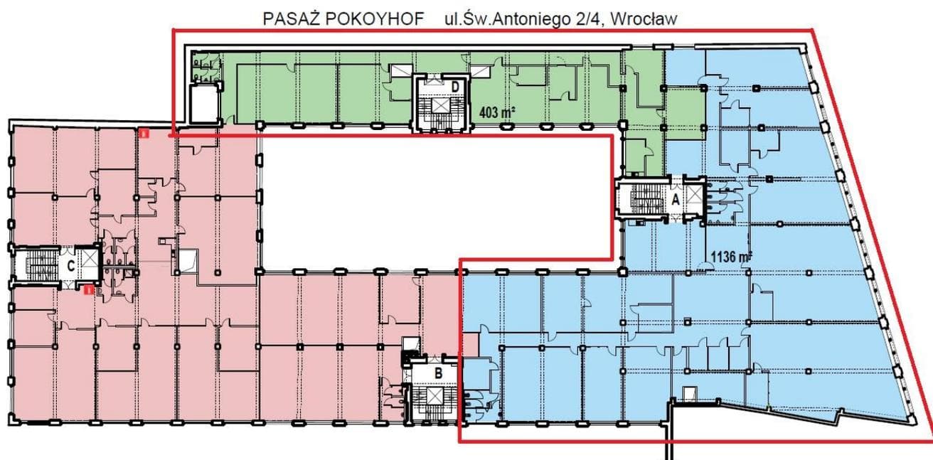Biuro 1540 m²