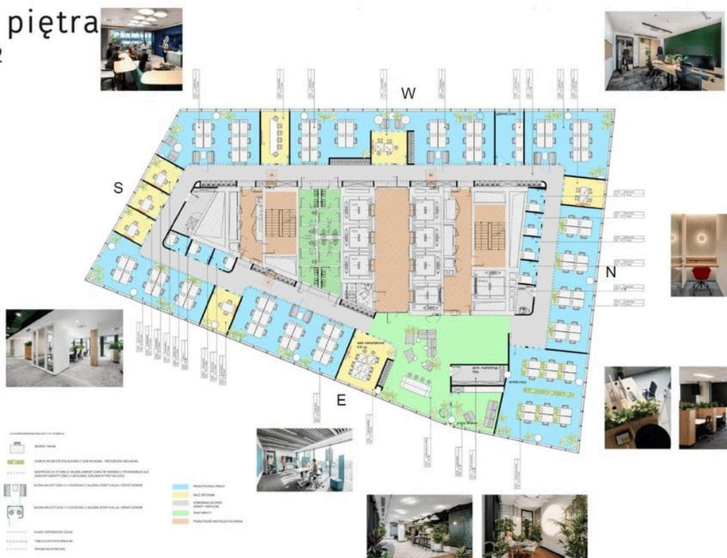 Biuro 1045 m²