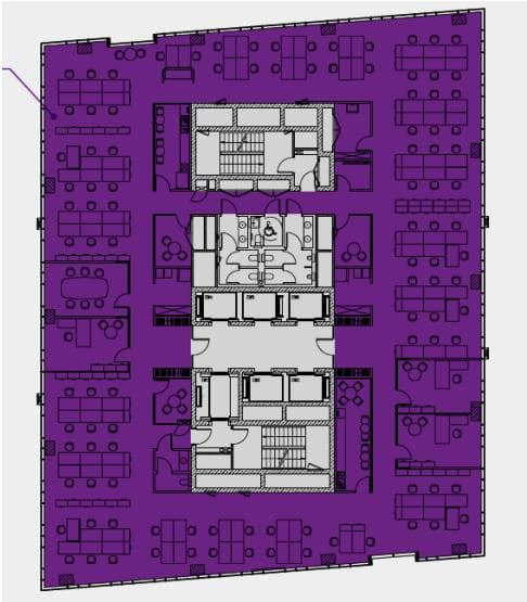 Biuro 1255 m²