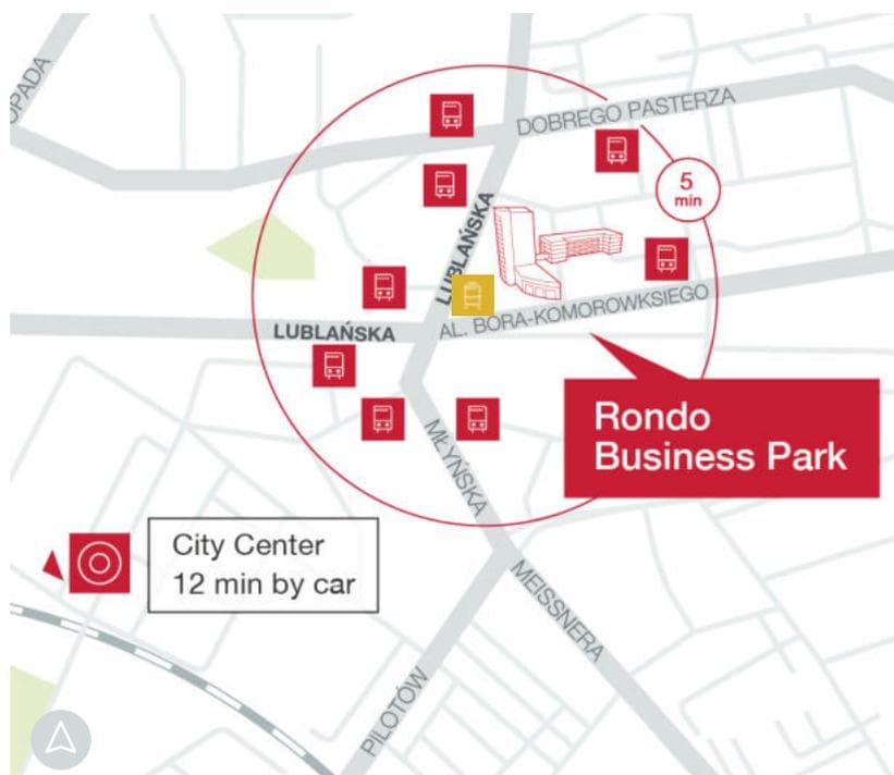 Biuro 1004 m²