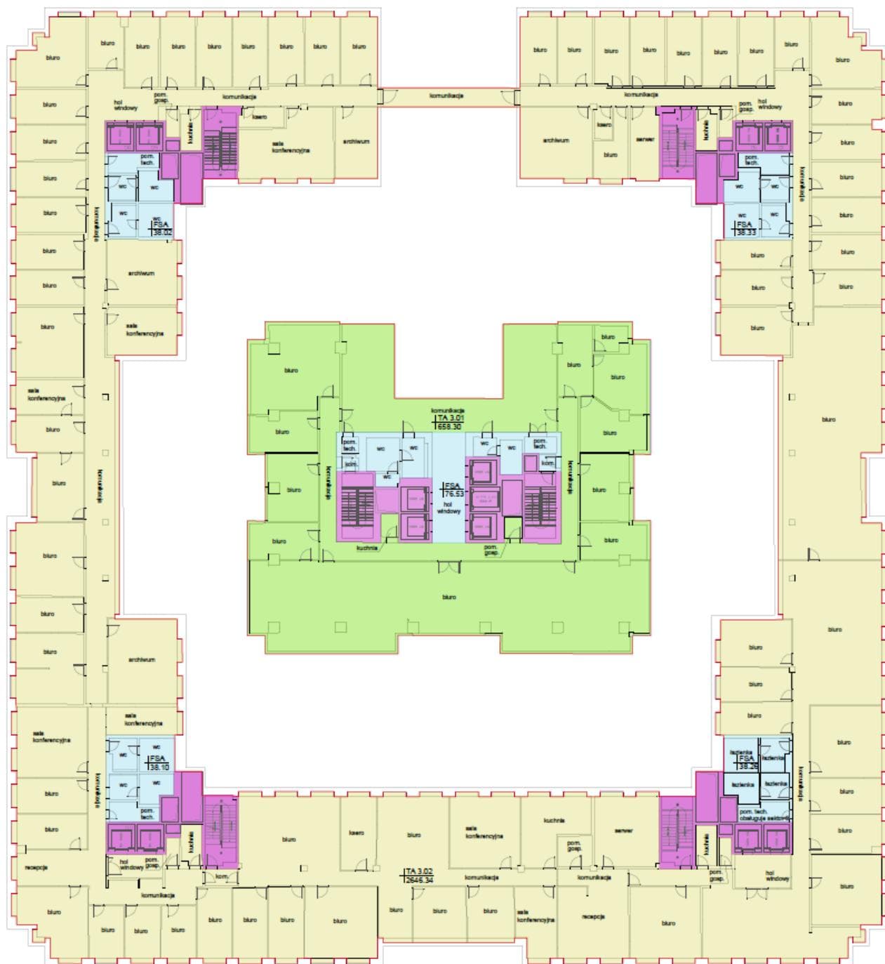 Biuro 597 m²