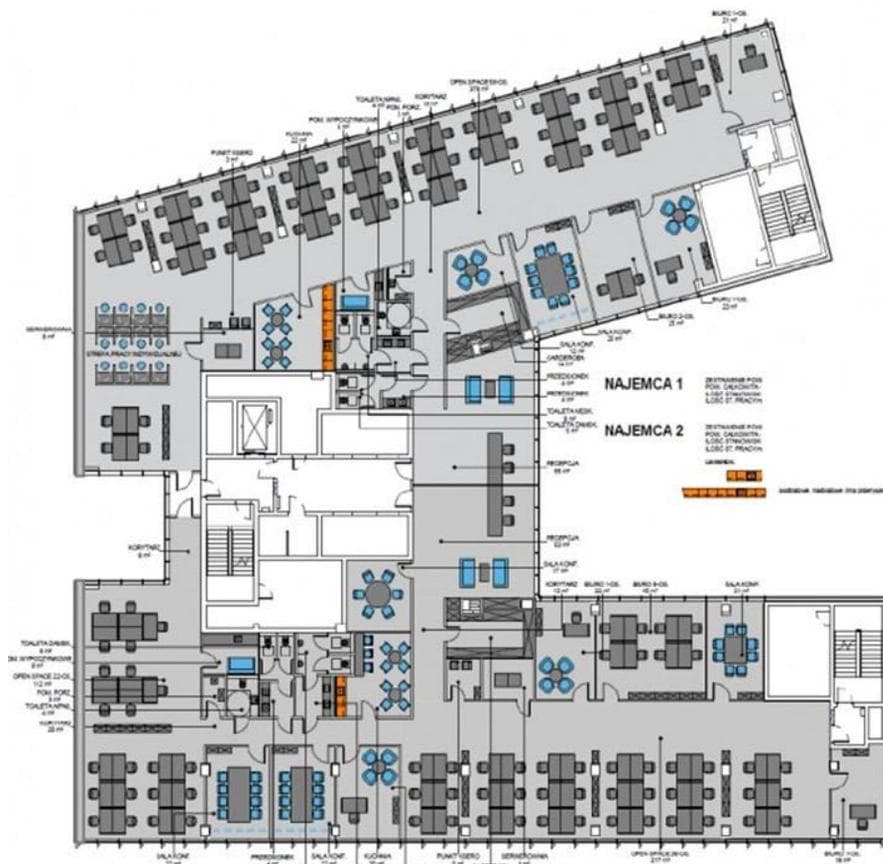 Biuro 585 m²