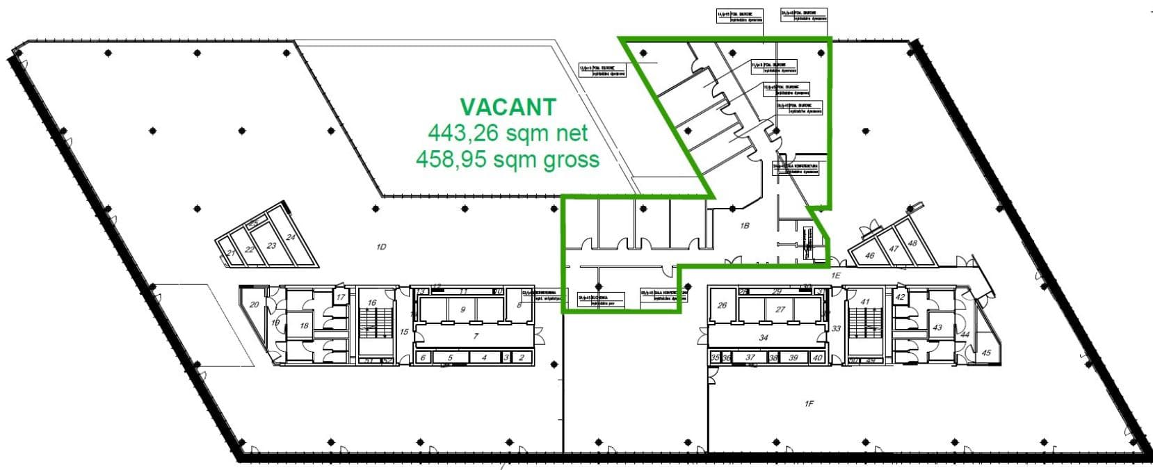 Biuro 443 m²