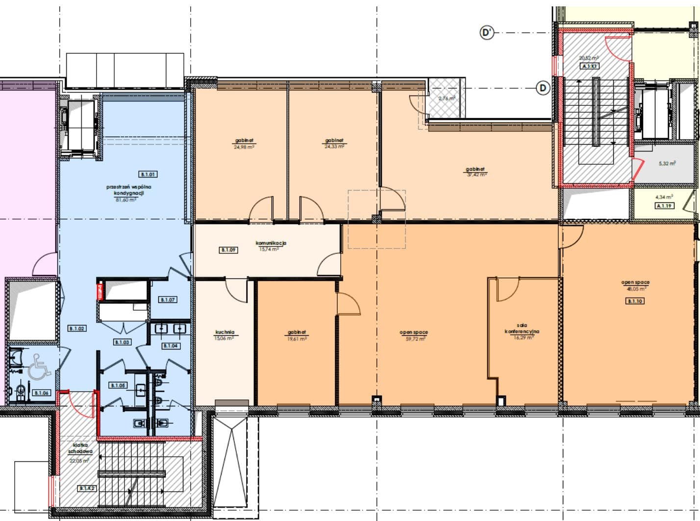 Biuro 261 m²