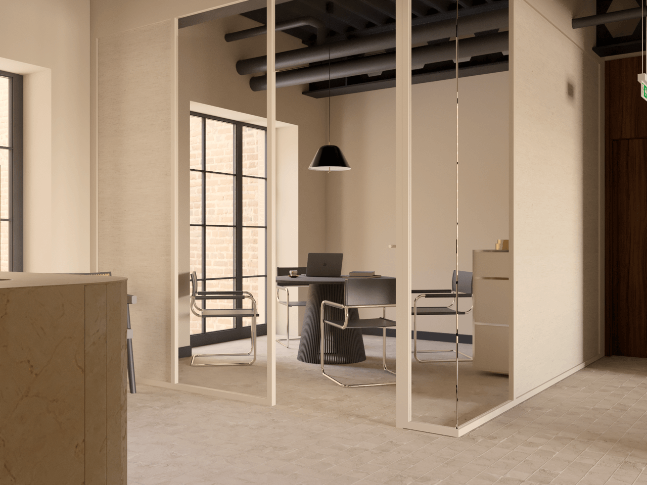 Meeting room for 6 pers. in Beyond Office | Fabryka Norblina I