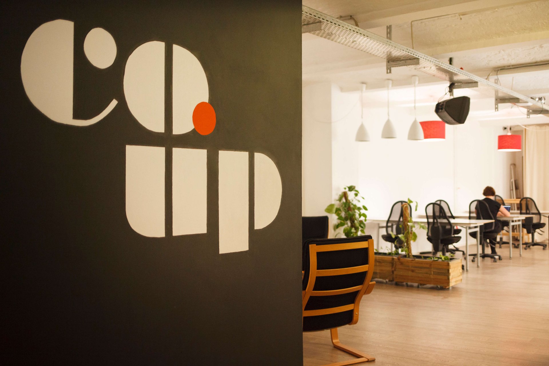 Interior of co.up Coworking