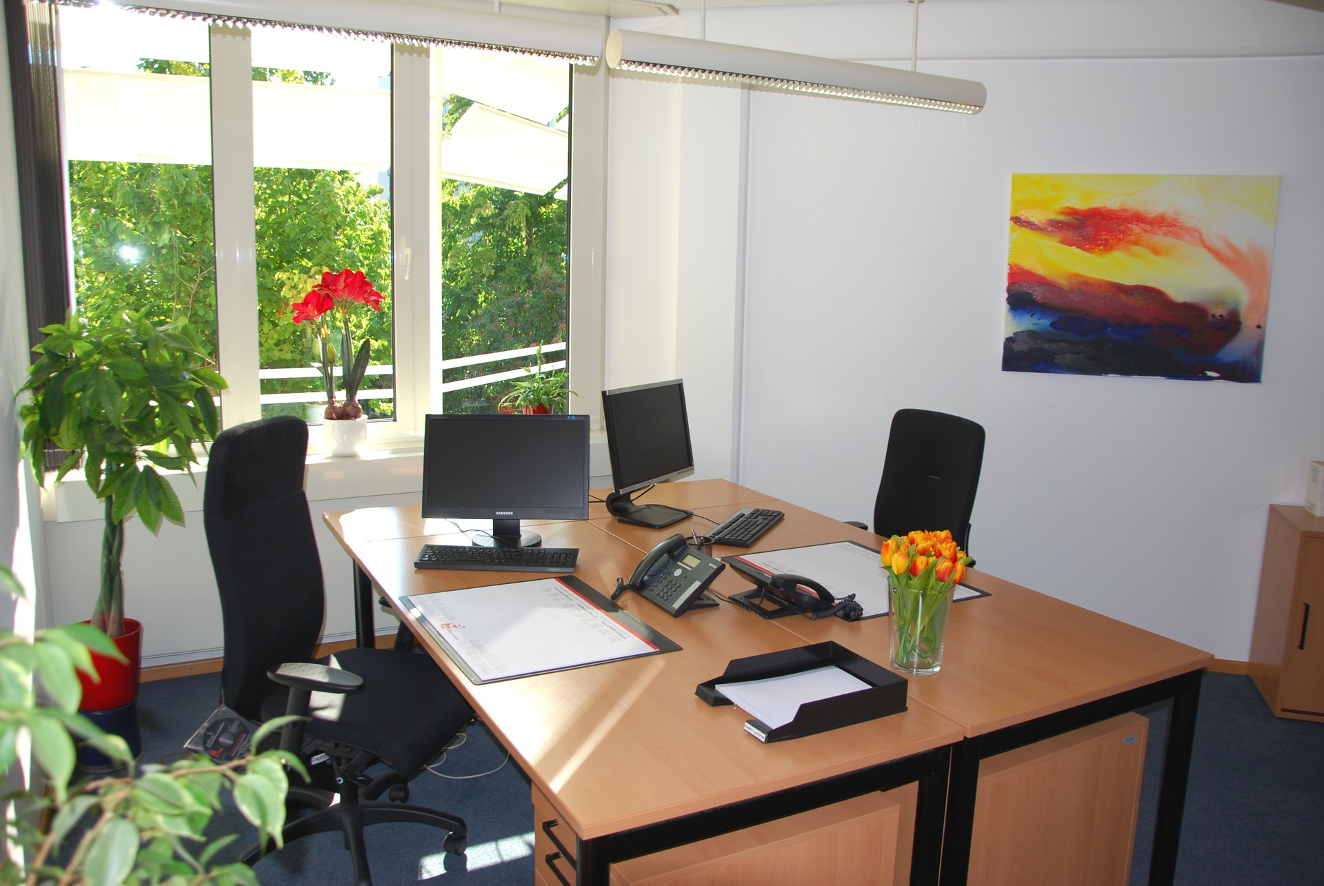 Interior of Ecos Office Center Mainz