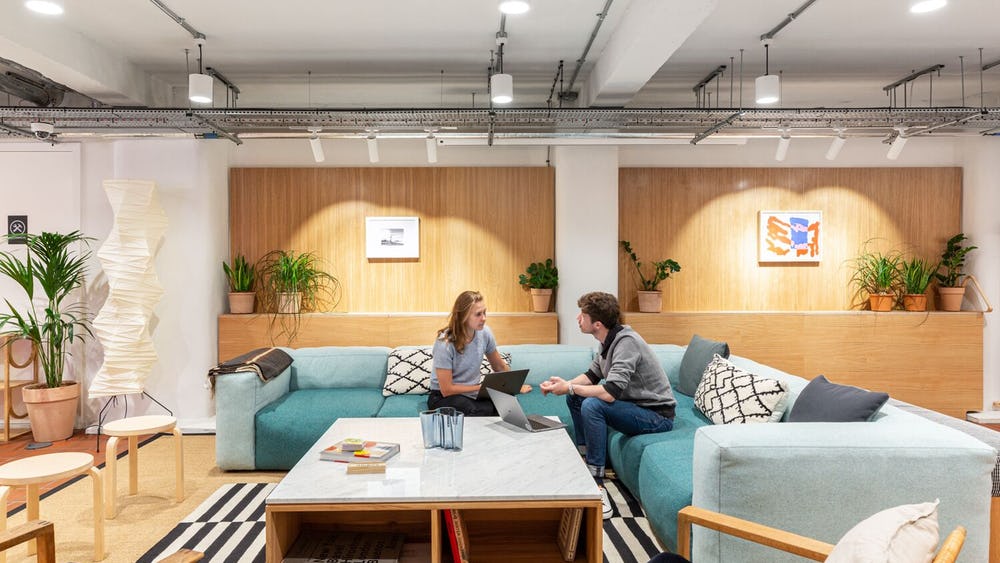 Interior of WeWork - 22 Long Acre
