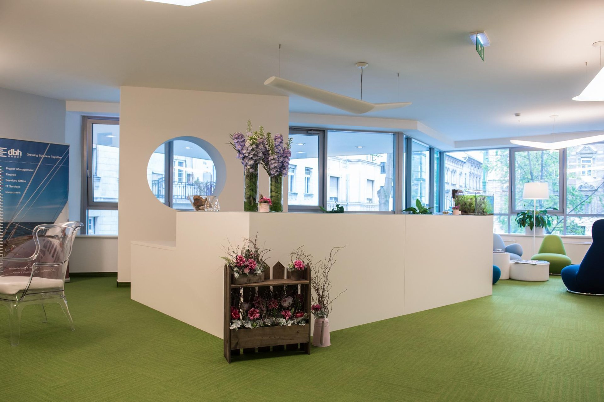 Wnętrza DBH Serviced Office GreenPoint